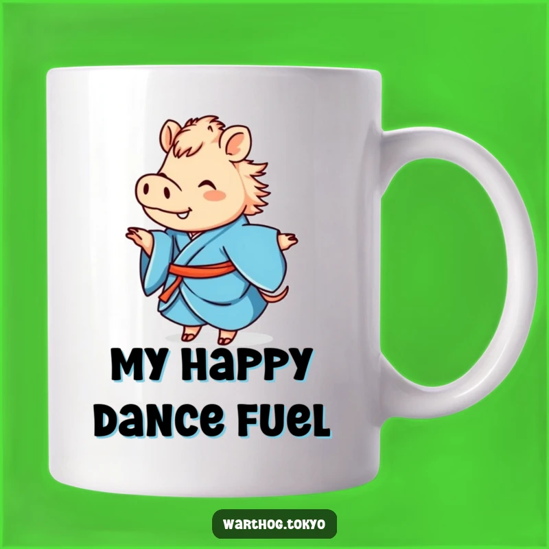 Funny Warthog Kimono Twirl Mug: A Hilarious and Cute Warthog Gift Idea