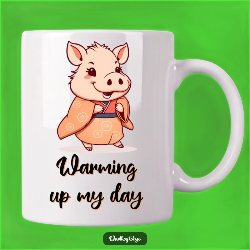 Funny Warthog Shuffle Mug: A Joyful Gift for Dance Lovers
