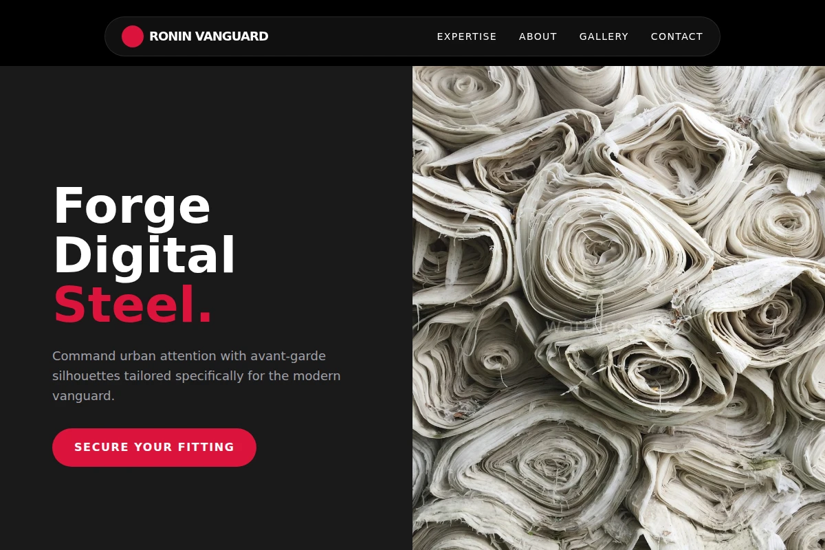 Premium Seafood Market Website Design